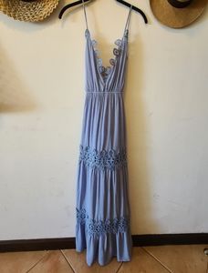 Arc n c. Embroidered Boho Maxi Dress